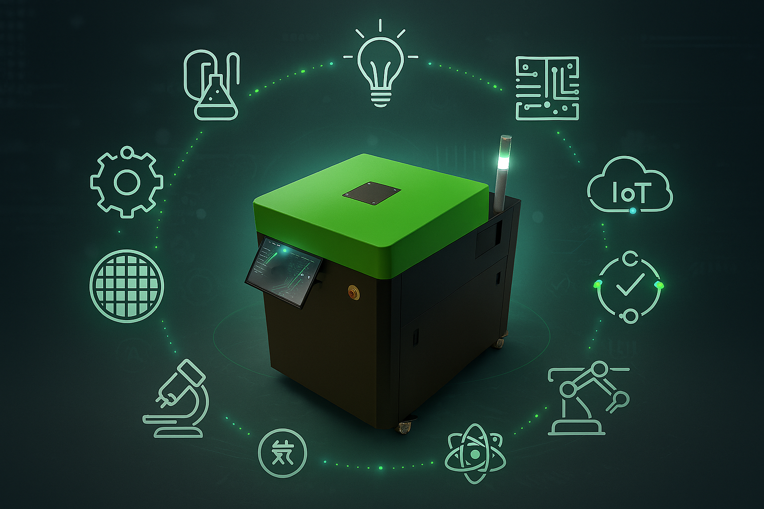 Vacuum reflow furnace at REK Innovation lab; 2025 – A Year of Innovation – Demonstrations available during productronica.